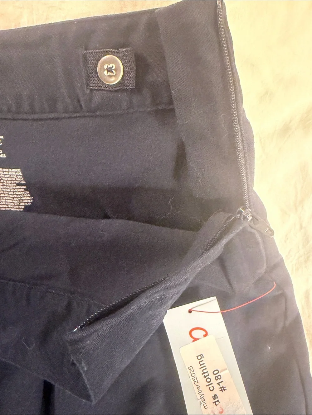 Carters Navy Pleated School Uniform Skort